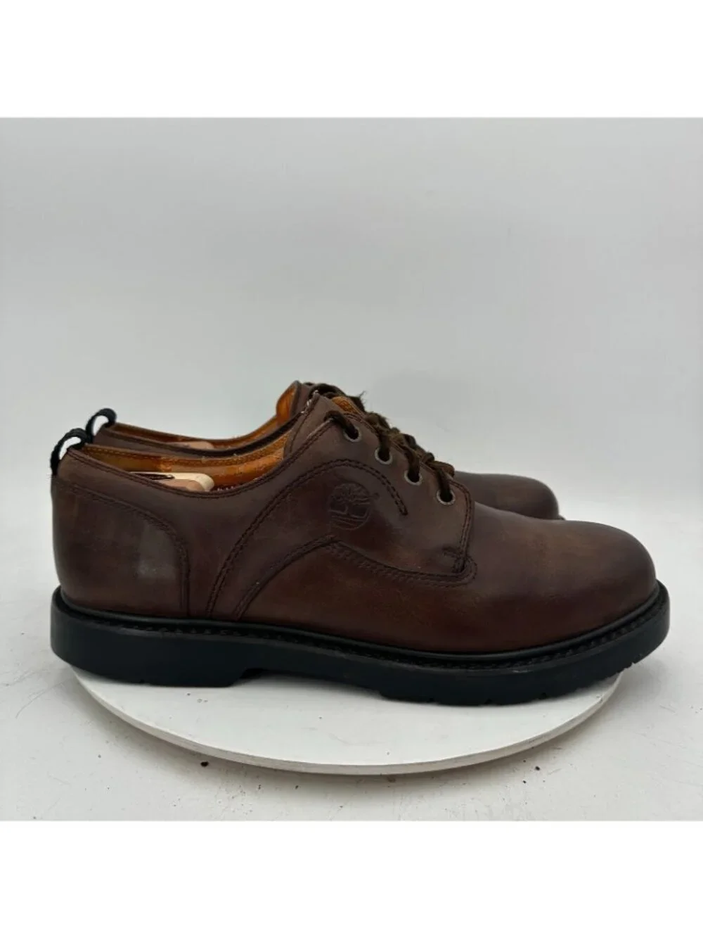 Timberland 95040 Men Size 12 Brown Leather Casual Derby